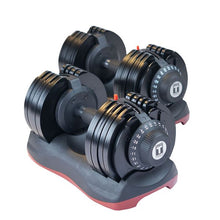 Load image into Gallery viewer, Body-Solid Tools Adjustable Dumbbell Pair with Stand