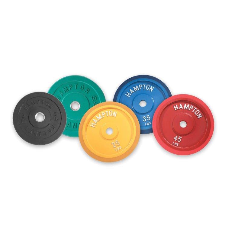 OLYMPIC RUBBER COATED BUMPER PLATES